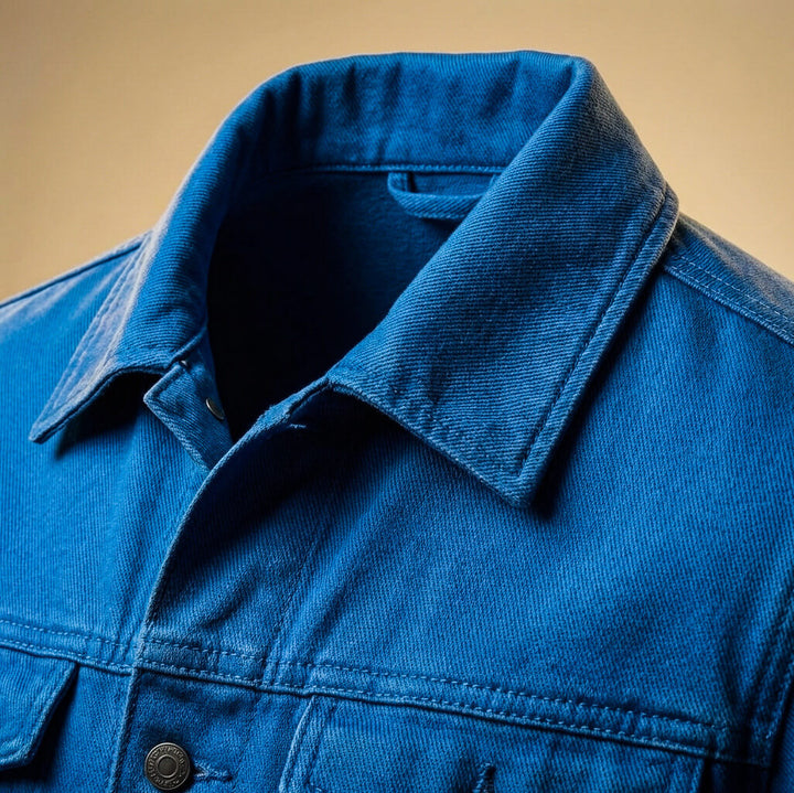 Brock Organic Denim Jacket with Pockets