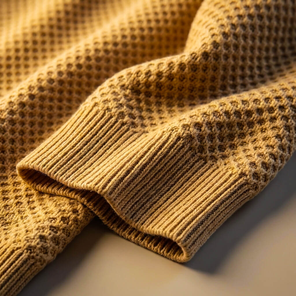 Cardigan en maille nid-d’abeilles pour homme Alberto