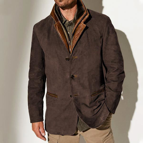 Veste blazer pour homme | Style chic décontracté avec col à revers