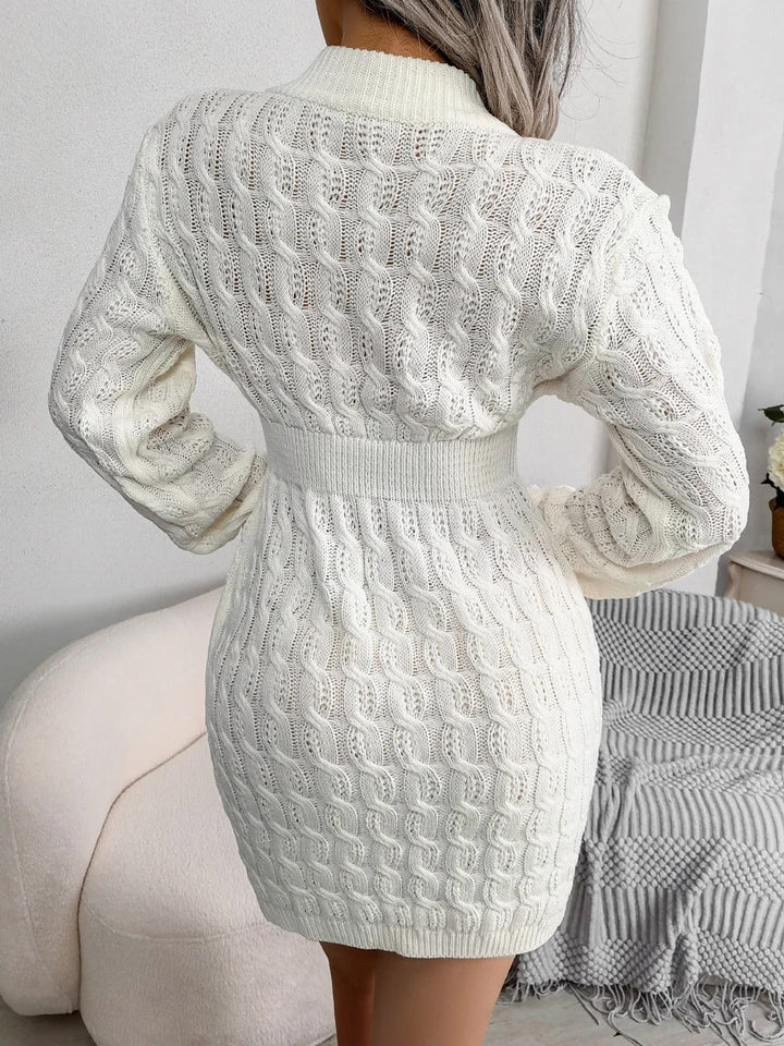 Jade - Minivestido de punto acanalado para mujer