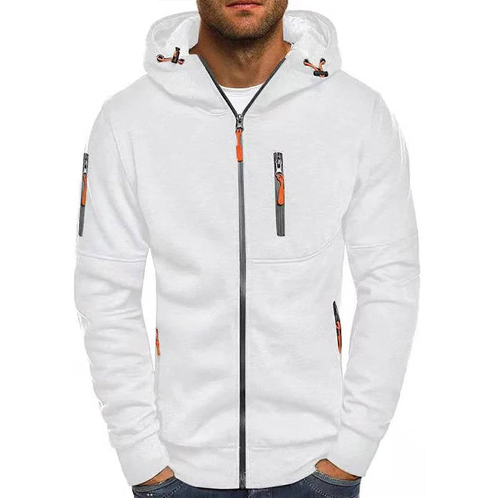 Sweat à capuche pour homme entièrement zippé