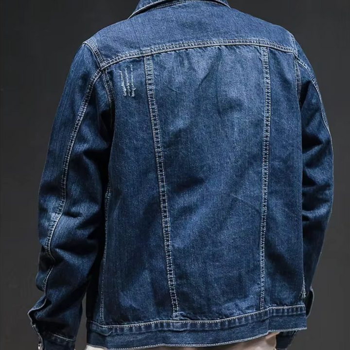 Drift Denim Jacket with a Button Front