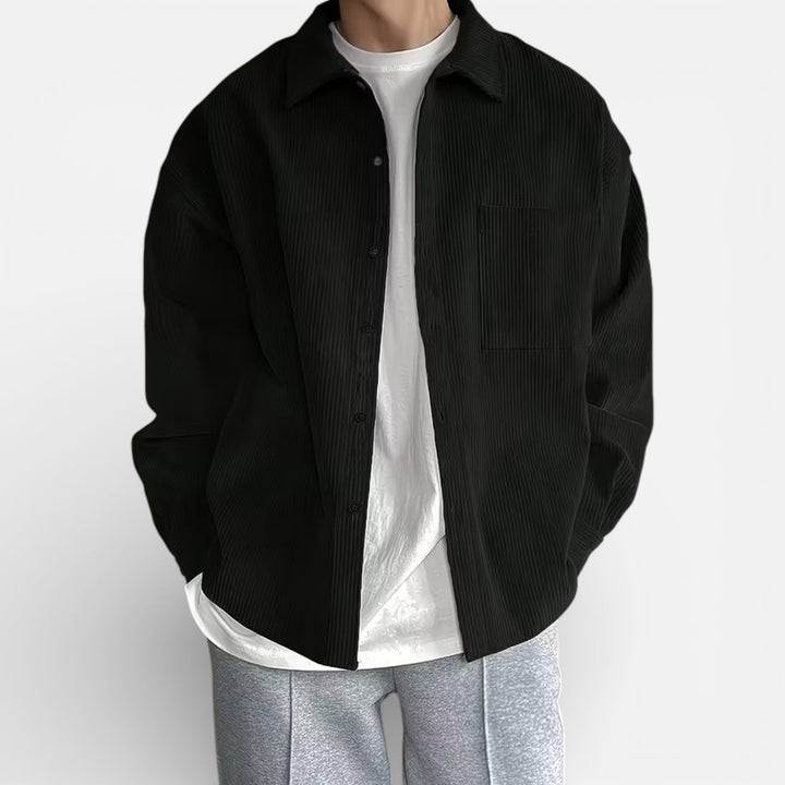 Veste-chemise pour homme, coupe classique et élégante décontractée