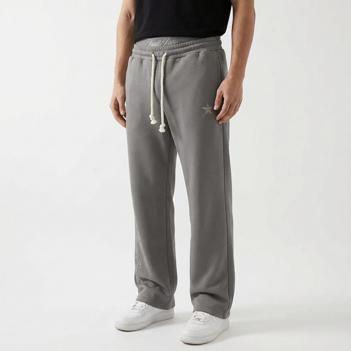 Άνετο unisex φαρδύ παντελόνι jogger με τσέπες