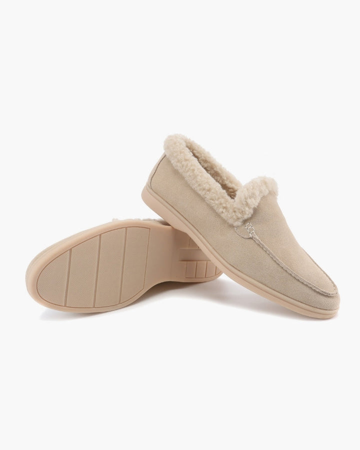 Men's Fur-Lined Suede Loafers with a Full Lining - photo 14