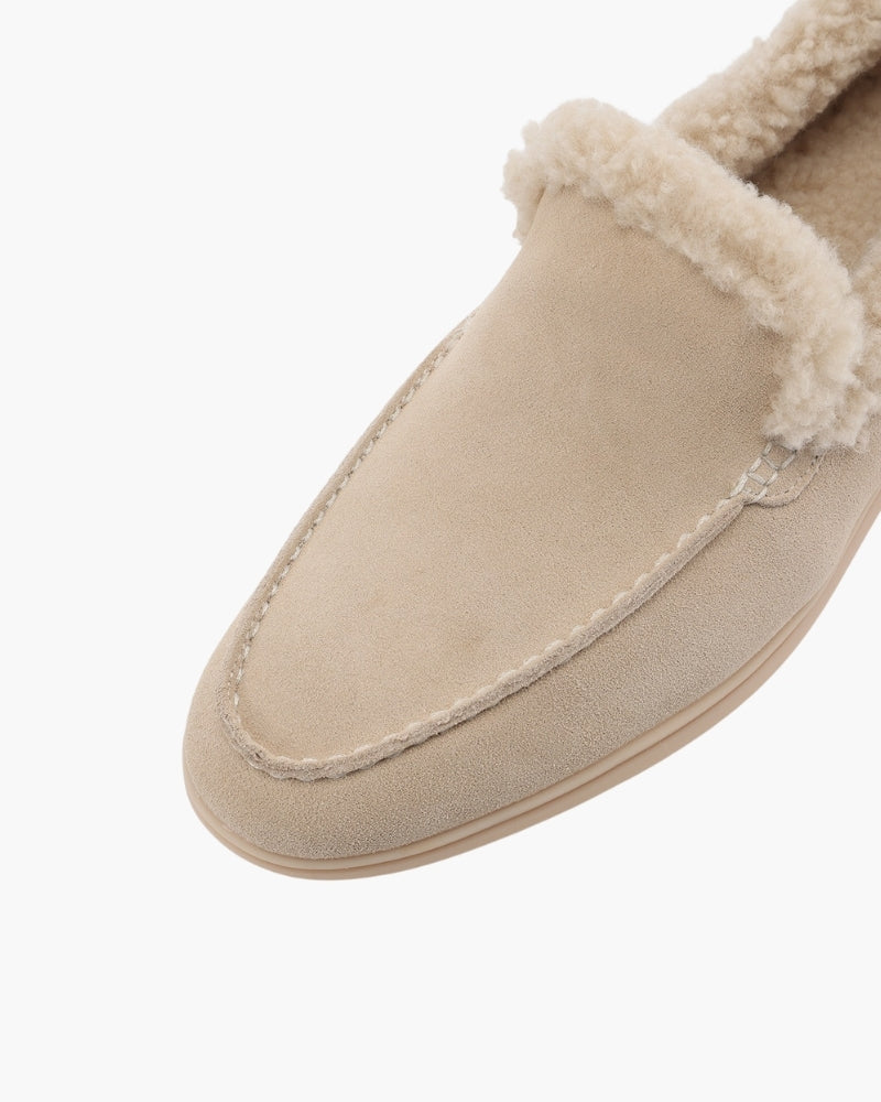 Men's Fur-Lined Suede Loafers with a Full Lining - photo 15