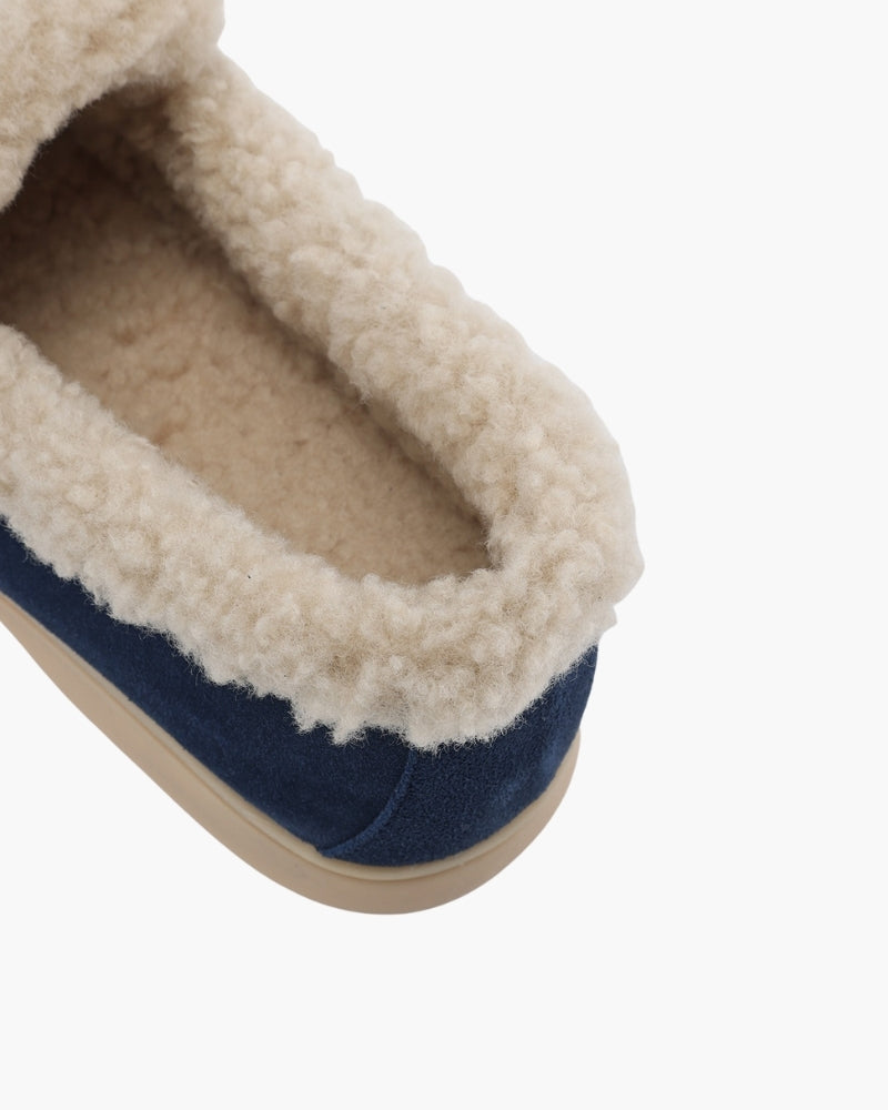 Men's Fur-Lined Suede Loafers with a Full Lining - photo 5