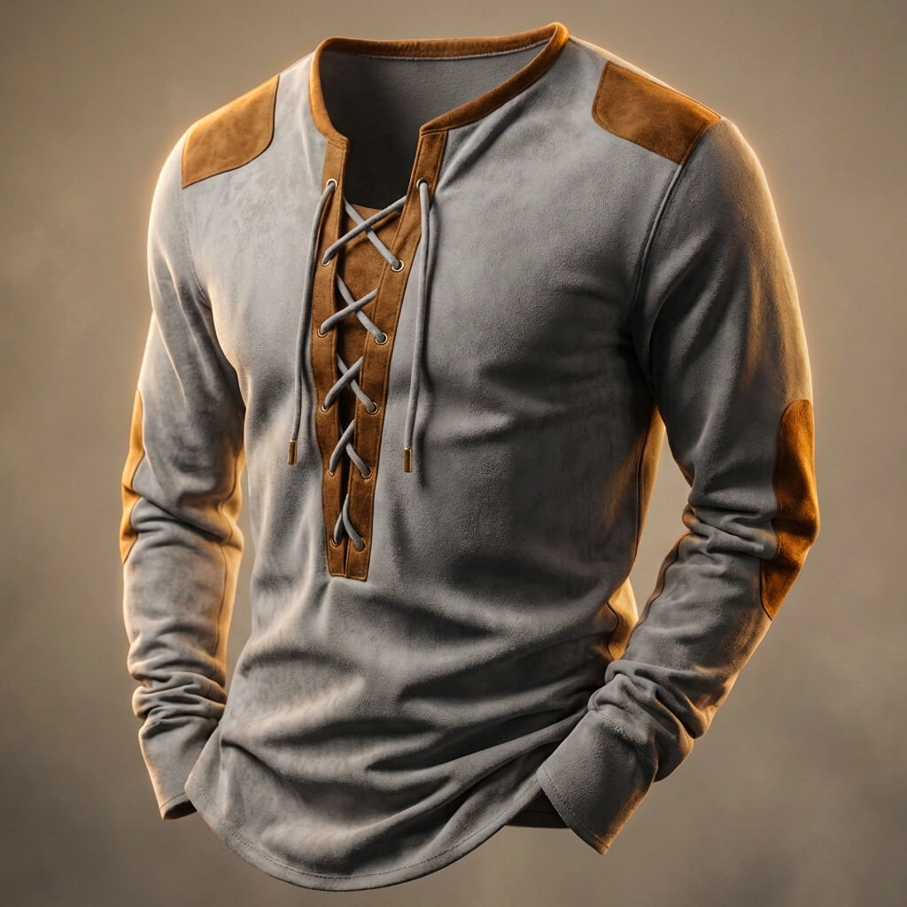 Πουκάμισο Henley Dean Prestige με δέσιμο