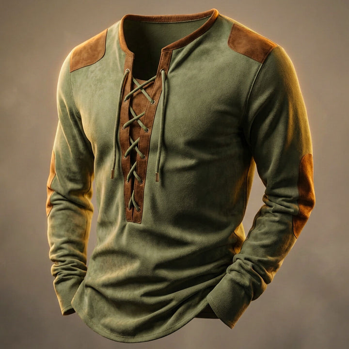 Πουκάμισο Henley Dean Prestige με δέσιμο