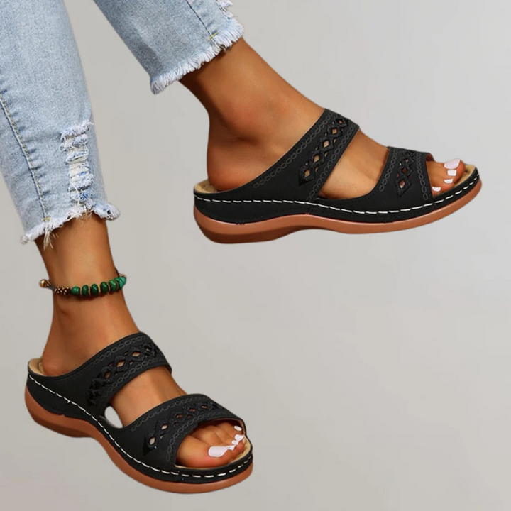 Róisín - Women's Supportive Sandals with Soft Padded Footbed