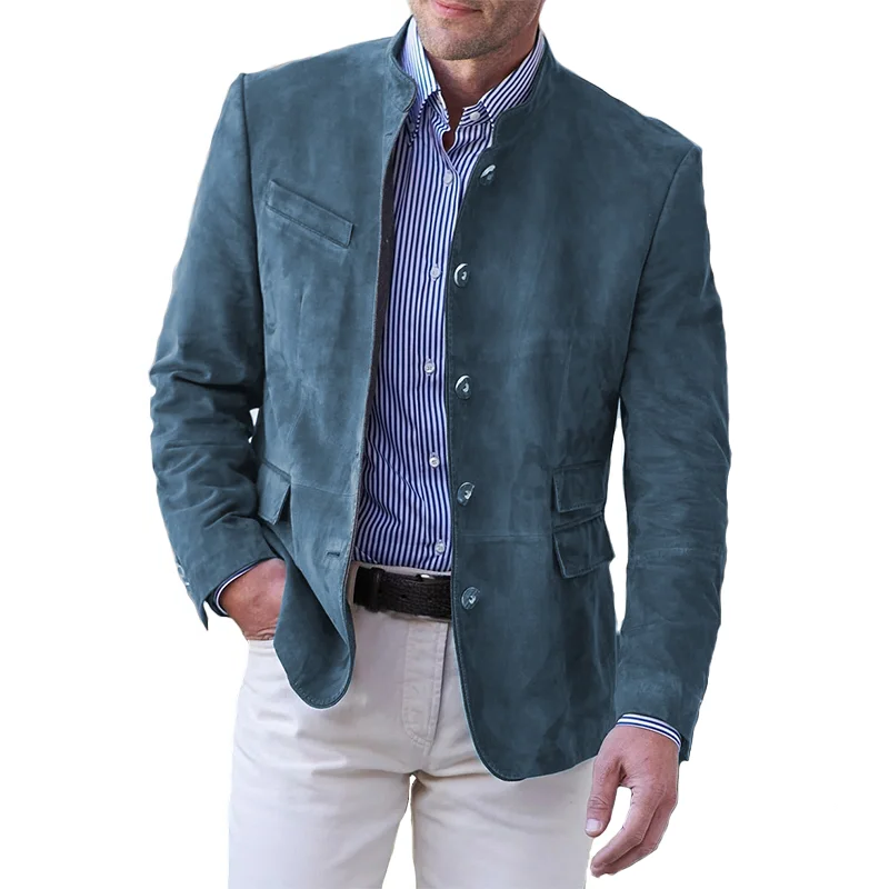 Giacca classica con bottoni da uomo