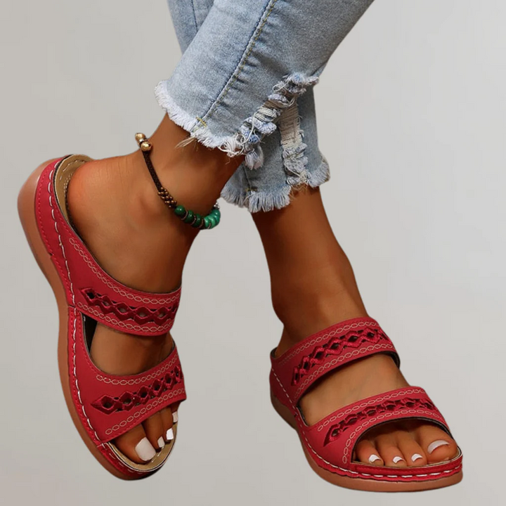 Róisín - Women's Supportive Sandals with Soft Padded Footbed