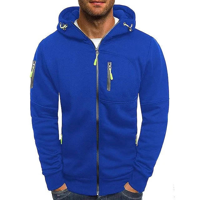 Sweat à capuche pour homme entièrement zippé