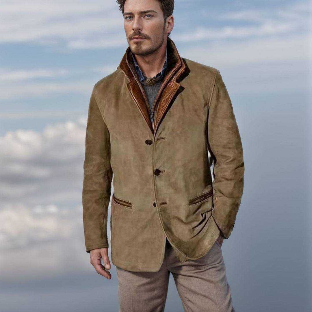 Veste blazer pour homme | Style chic décontracté avec col à revers