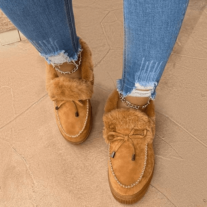 Analle - Zapatillas de casa de encaje antideslizantes para mujer