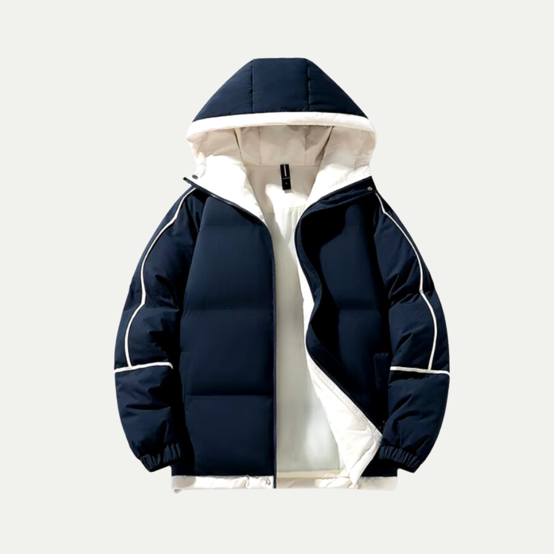 Glenn - Parka acolchada con capucha para hombre
