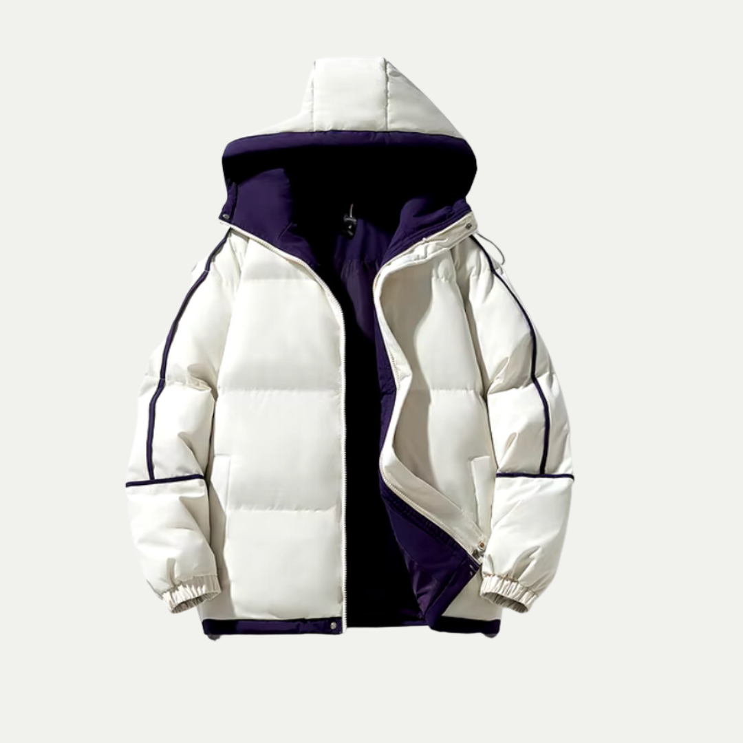 Glenn - Parka acolchada con capucha para hombre