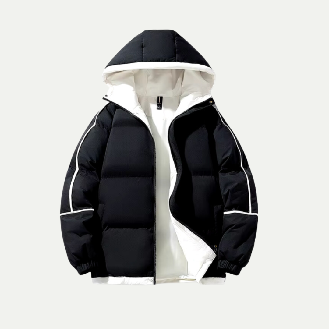 Glenn - Parka acolchada con capucha para hombre
