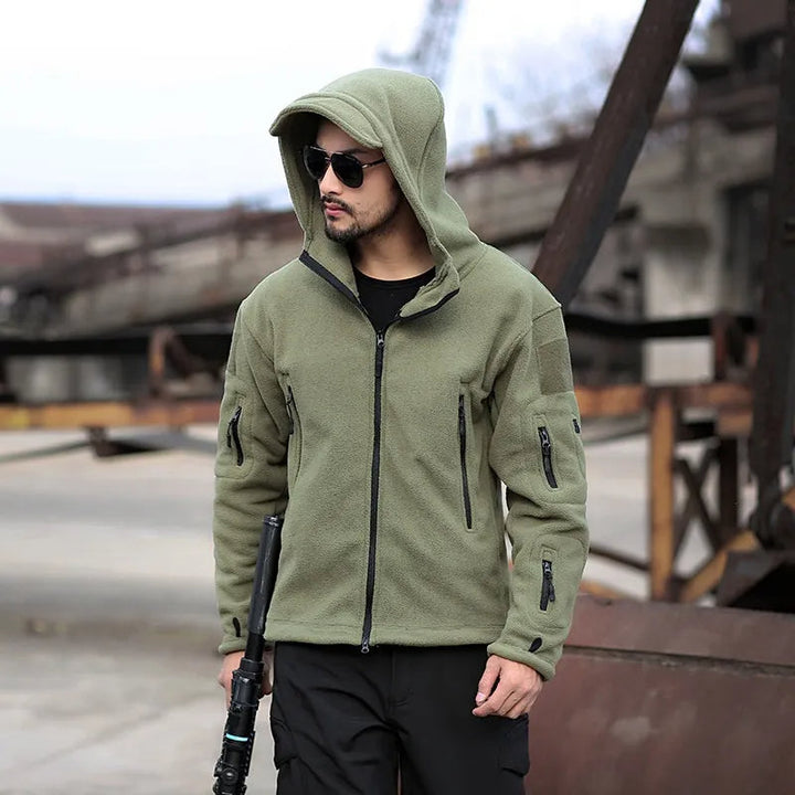Finn - Veste d’hiver homme à capuche avec doublure matelassée