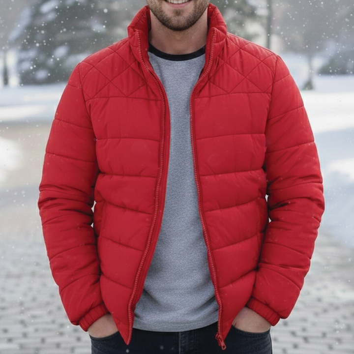 Men's Water-Repellent Quilted Puffer Jacket - photo 2
