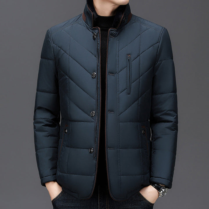 Dean: abrigo de invierno para hombre con cuello de pelo sintético