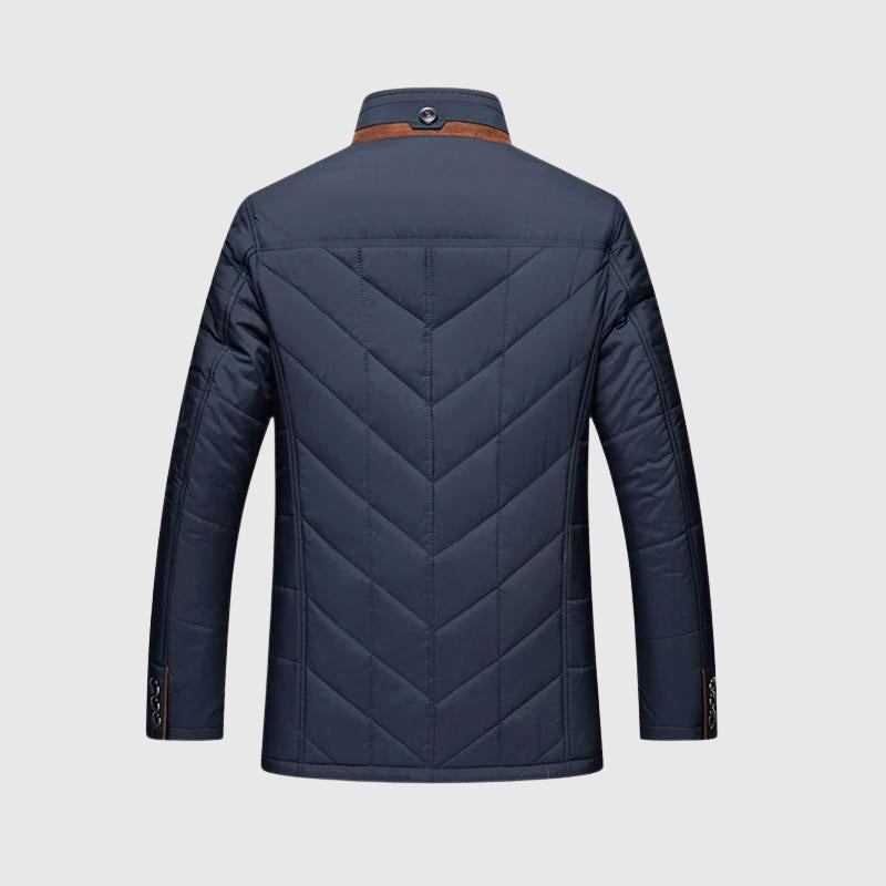Dean: abrigo de invierno para hombre con cuello de pelo sintético