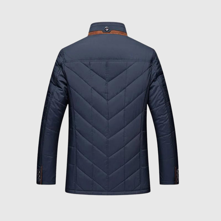 Dean: abrigo de invierno para hombre con cuello de pelo sintético
