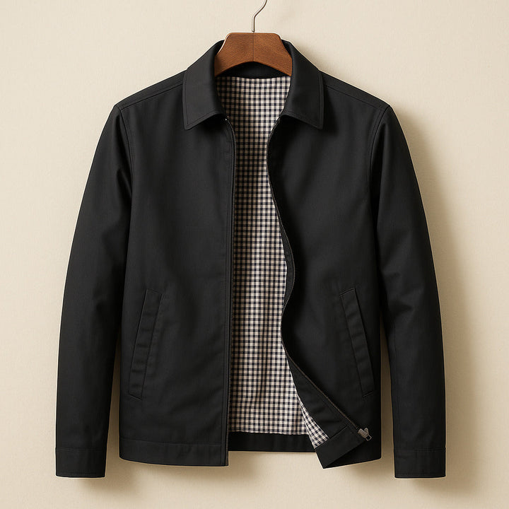 Rory - Veste d’hiver homme avec fermeture éclair frontale épurée