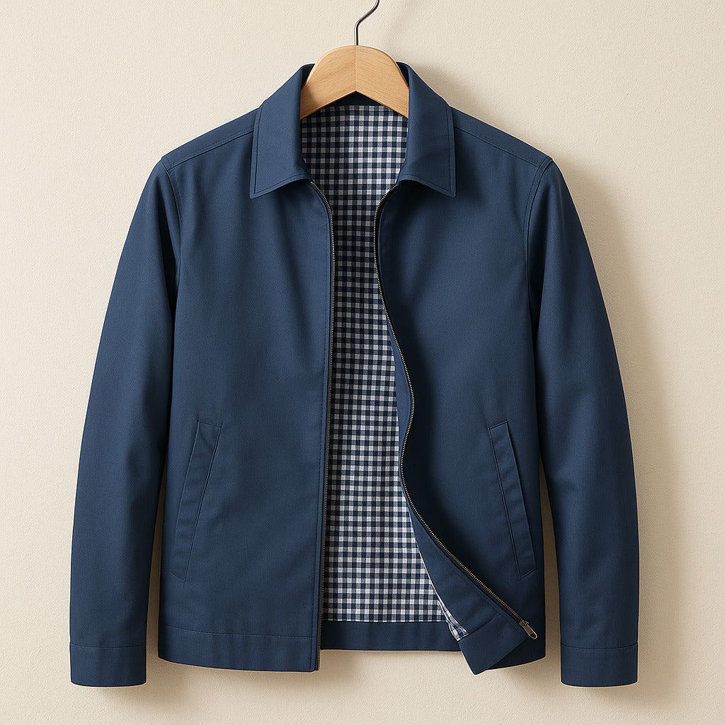 Rory - Veste d’hiver homme avec fermeture éclair frontale épurée