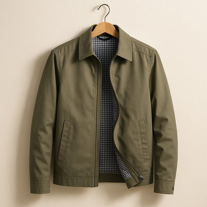 Rory - Veste d’hiver homme avec fermeture éclair frontale épurée