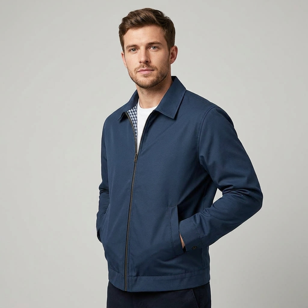 Rory - Veste d’hiver homme avec fermeture éclair frontale épurée