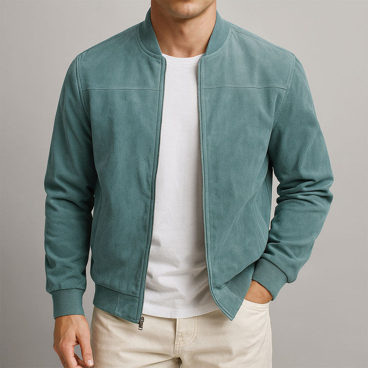 Men's Zip Jacket with Stand Collar - photo 2