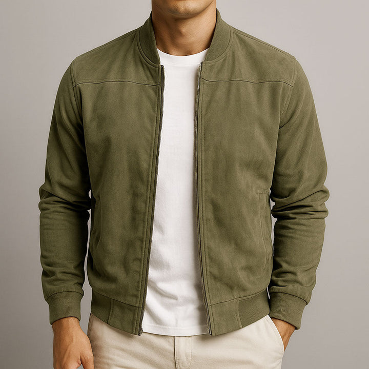 Men's Zip Jacket with Stand Collar - photo 3
