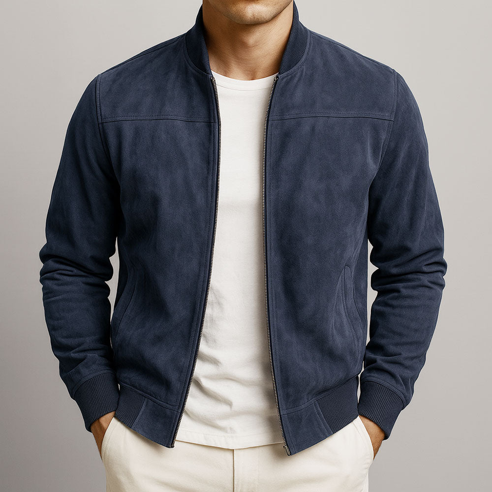 Men's Zip Jacket with Stand Collar - photo 4