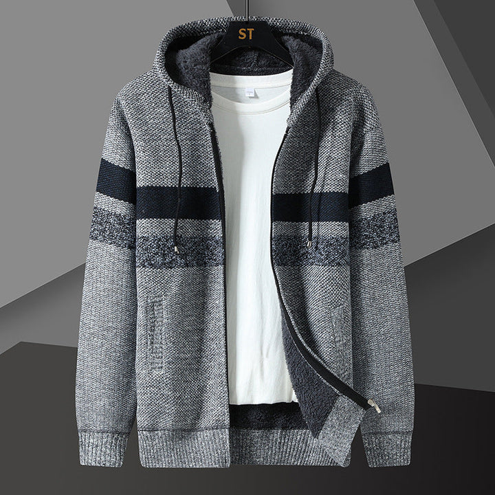 Men's Zip-Through Hoodie with Teddy Lining - photo 4