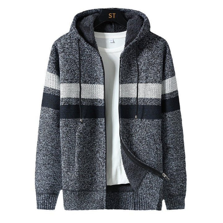 Men's Zip-Through Hoodie with Teddy Lining - photo 5