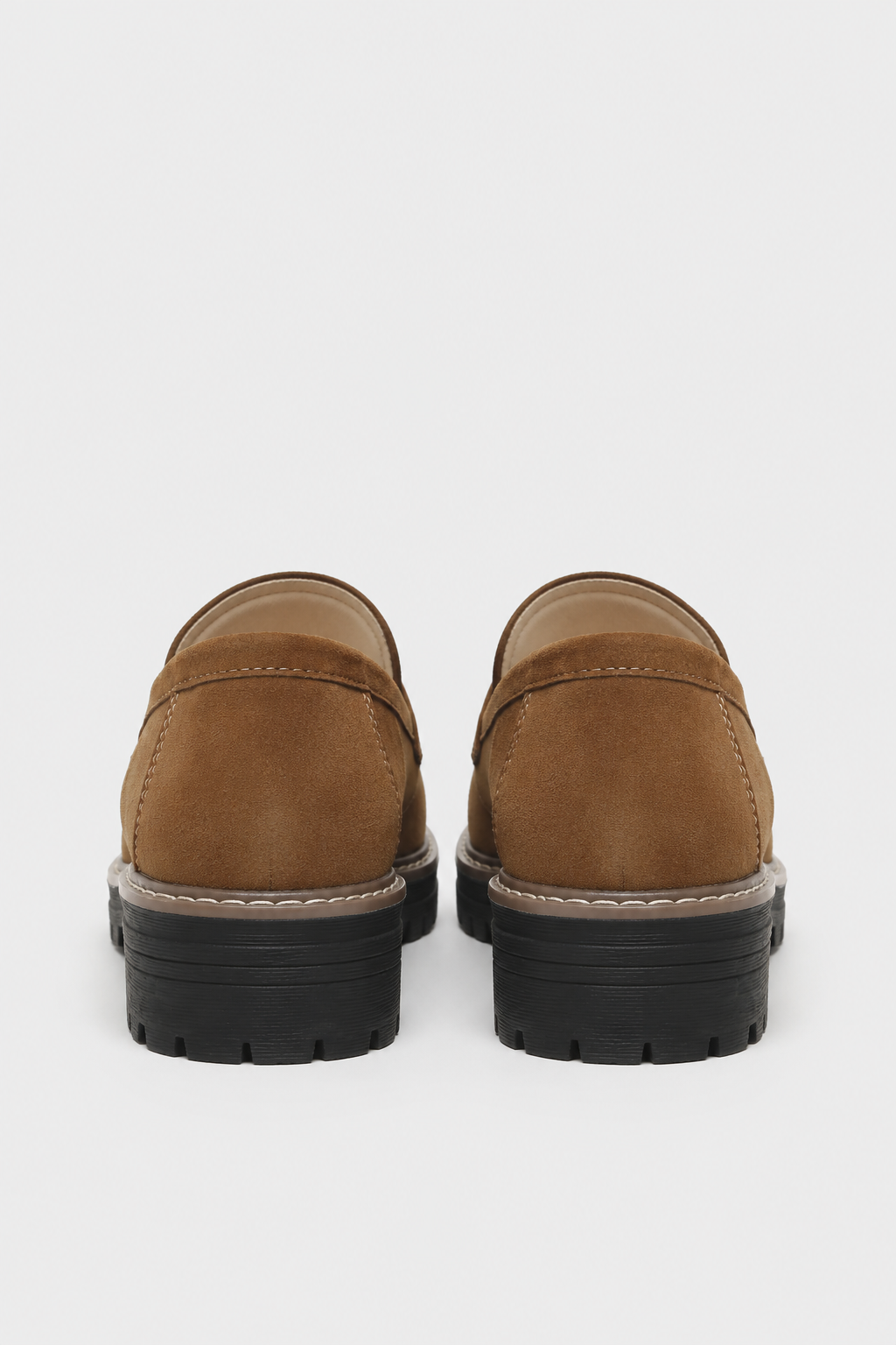 Nancy - Women's Chunky Suede Loafers with a Brushed Finish - photo 13