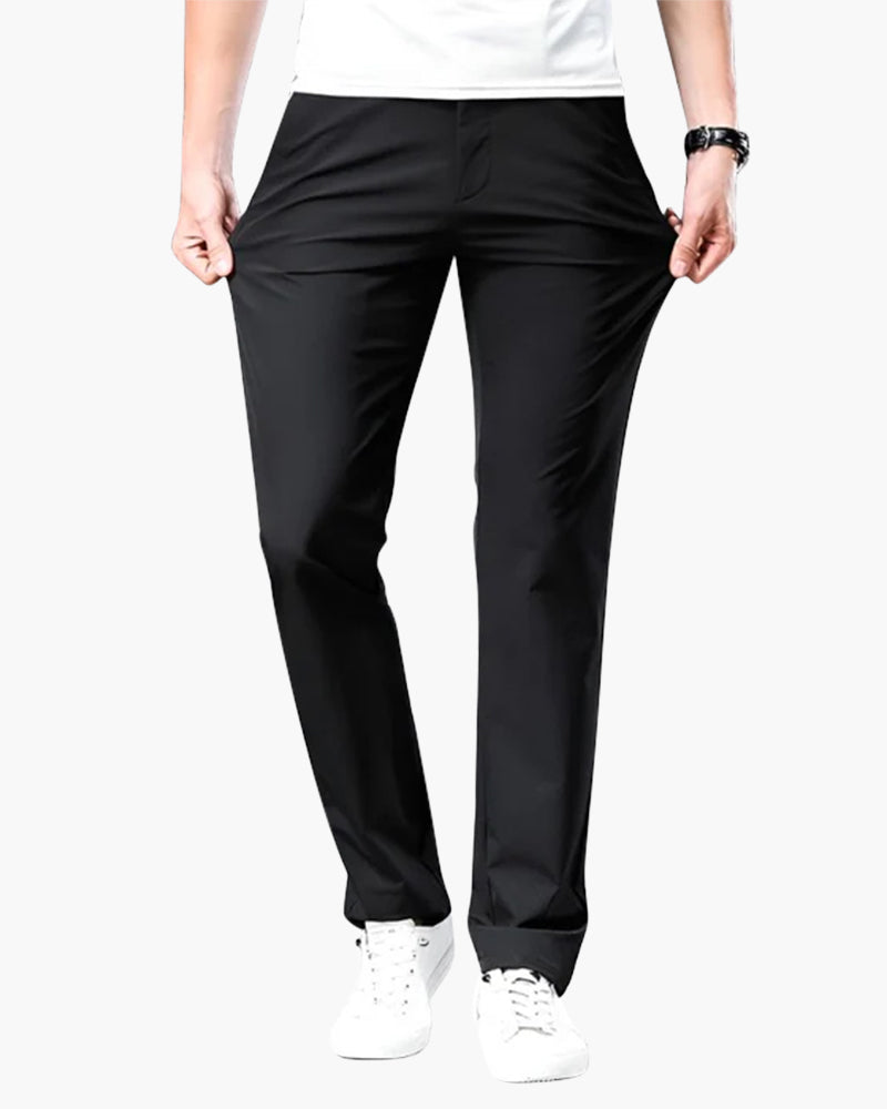 Men's Cotton Chino Trousers with a Zip Fastening - photo 4