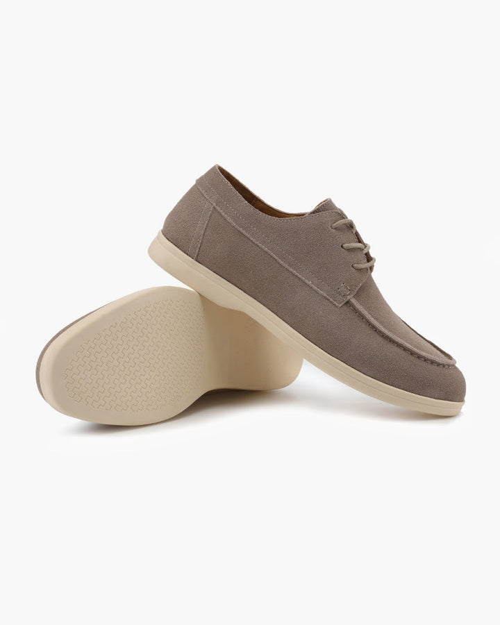 Men's Premium Suede Lace-Up Shoes with a Brushed Finish - photo 5