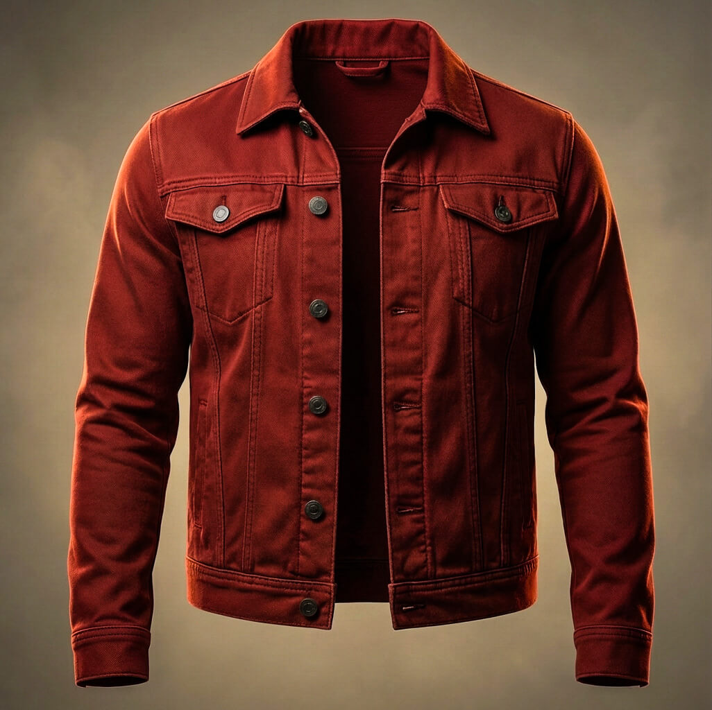 Brock Organic Denim Jacket with Pockets