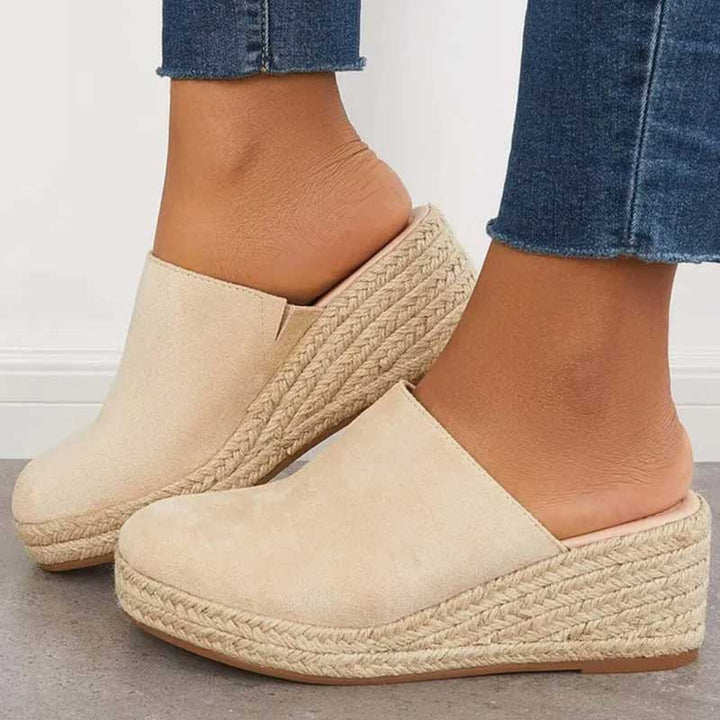 Women's Boho Wedge Mules for Relaxed Summer Style