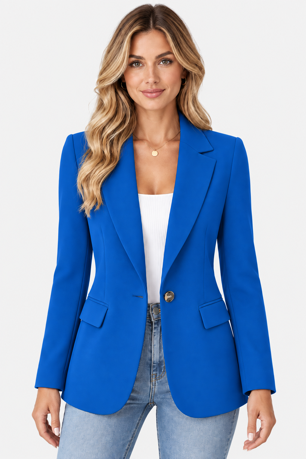 Women's Shawl Collar Tailored Blazer - photo 7