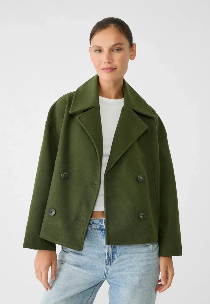 Chaqueta cruzada para mujer | Diseño elegante