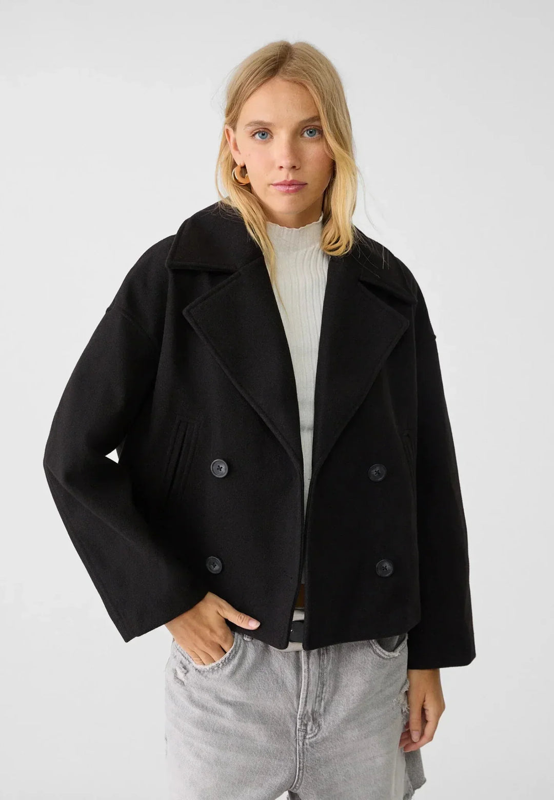 Chaqueta cruzada para mujer | Diseño elegante