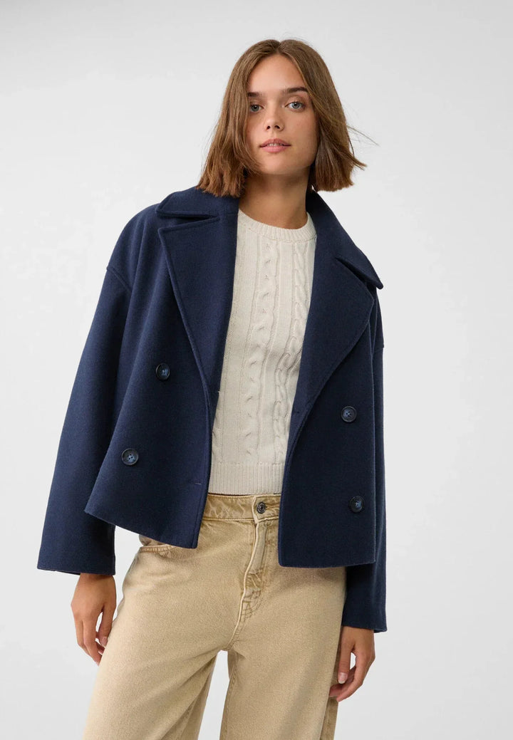 Chaqueta cruzada para mujer | Diseño elegante