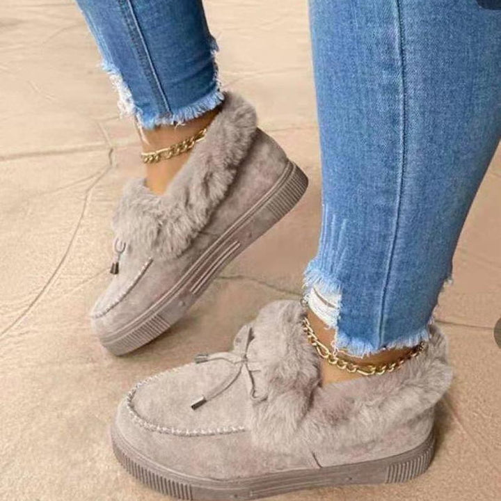 Analle - Zapatillas de casa de encaje antideslizantes para mujer