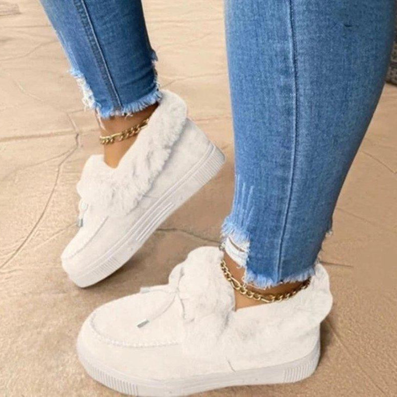 Analle - Zapatillas de casa de encaje antideslizantes para mujer