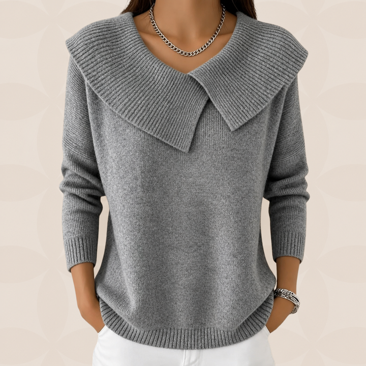 Women's Collared Long Sleeve Jumper - photo 6