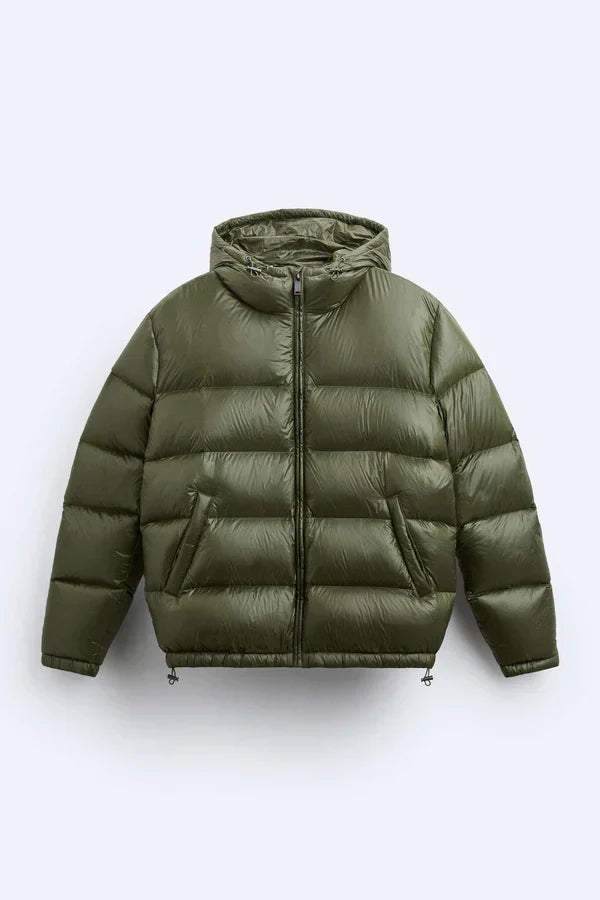 Women's Hooded Puffer Jacket - photo 8