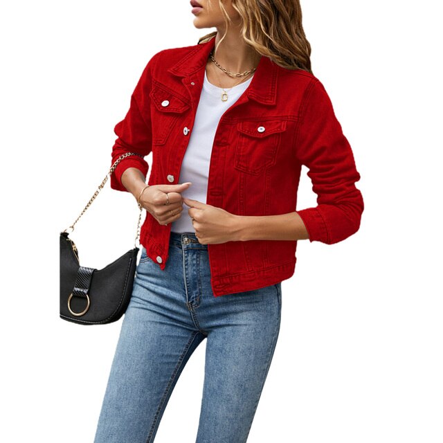 Women's Relaxed Pocket Jacket with Collar - photo 5